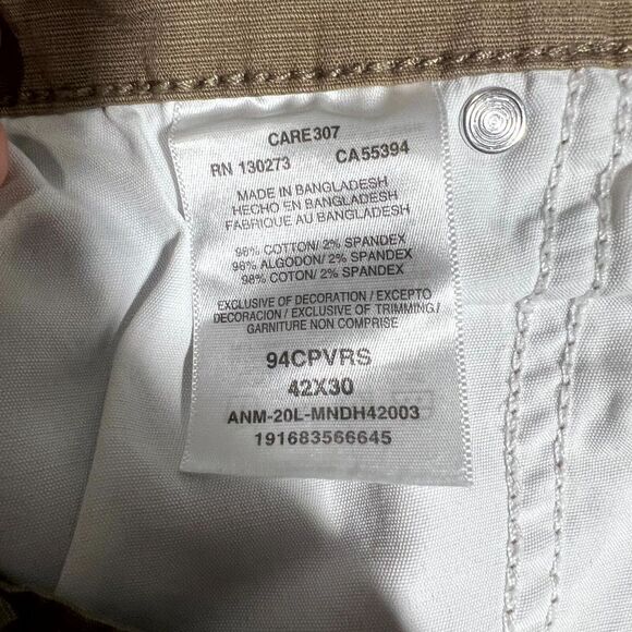 Wrangler Pants Mens 42x30 (A: 40x28) Cargo Work Wear Carpenter Canvas - Picture 7 of 8